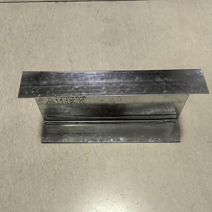 50mm × 35mm × 0.6mm Light Steel Keel showing U-shaped profile and galvanized surface