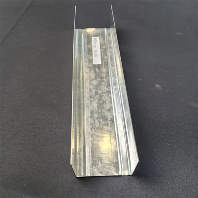 Guter Preis U-förmige Leichtstahl-Keelwand 50mm X 35mm X 0,6mm Galvanisierte U-Spur-Metallstange Online
