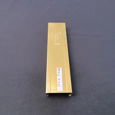 Good price Zinc Plated Light Gauge Steel Profiles With Class A Fire Resistance Metal Stud Wall Track online
